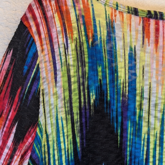 Studio JPR Multi Color Knit Sweater with Front Pockets - Picture 6 of 7